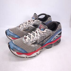 Mizuno Wave Creation 12 Athletic Running Shoe Womens Size 10 8KN-10154 Gray Blue